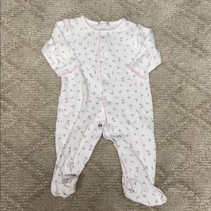 Kissy kissy footed pajamas
